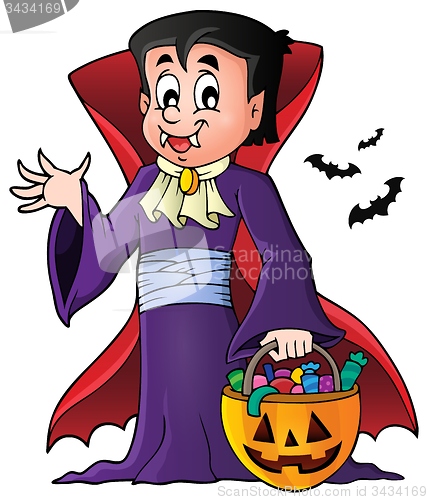 Image of Halloween vampire theme image 1