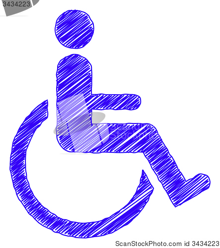 Image of mobility accessibility sign