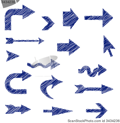 Image of scribble arrows