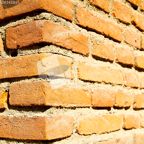 Image of abstract step   brick in  italy old wall and texture material th