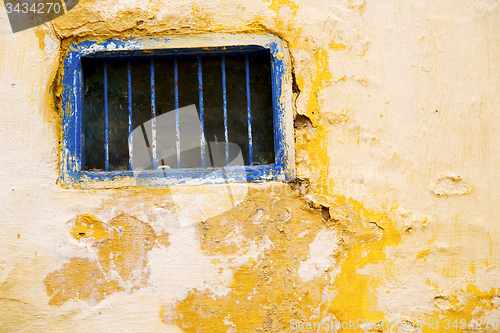 Image of  window in morocco africa and old construction  historical