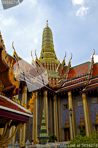 Image of asia  thailand  in  bangkok  rain   temple abstract flower