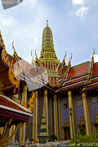 Image of asia  thailand  in  bangkok  rain   temple abstract flower