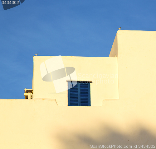 Image of  window in morocco africa and old construction wal brick histori