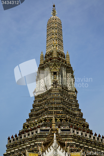 Image of asia  thailand  in  bangkok temple a      sky      and  colors 