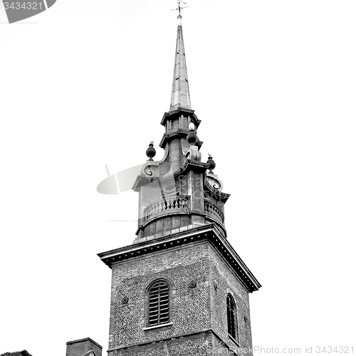 Image of exterior old architecture in england london europe wall and hist