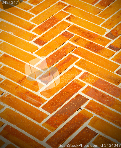 Image of brick in  italy old wall and   background