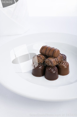 Image of Pile of chocolate