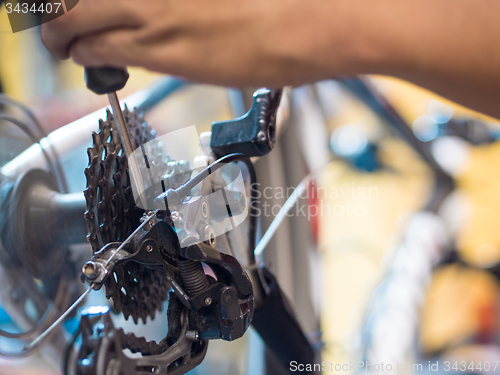 Image of Repair of a bicycle