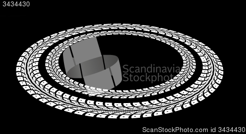 Image of Tire tracks