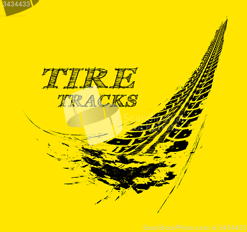 Image of Tire tracks