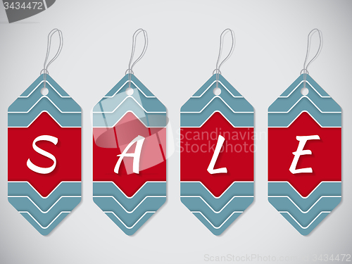 Image of Arrow labels with SALE text