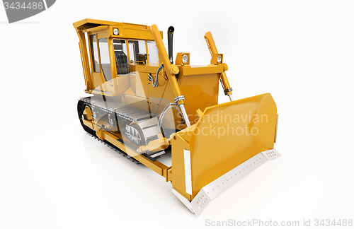 Image of Heavy crawler bulldozer