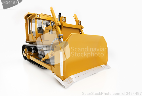 Image of Heavy crawler bulldozer