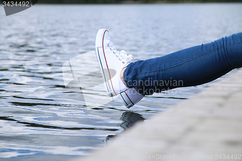 Image of Sitting on the Dock