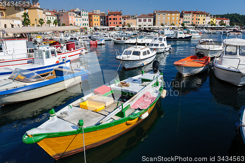 Image of Marina of Rovinj town, Croatia