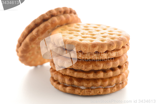 Image of Sandwich biscuits with vanilla filling