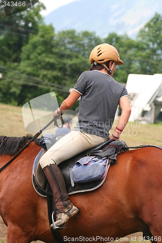 Image of Woman on horse