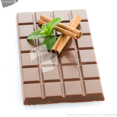 Image of Closeup detail of chocolate