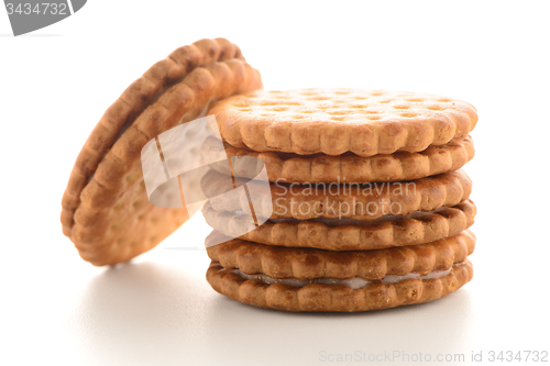 Image of Sandwich biscuits with vanilla filling
