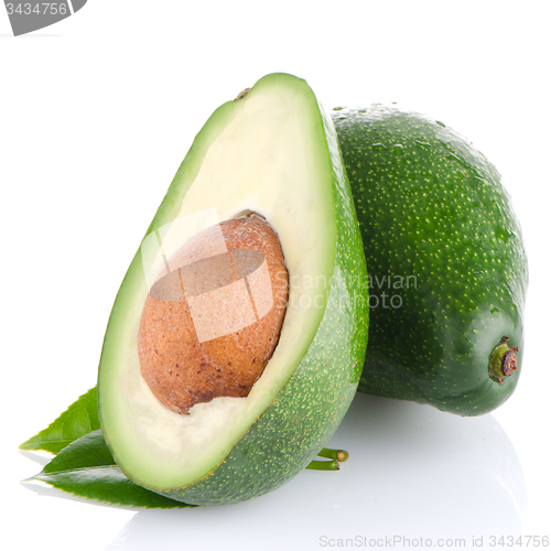 Image of Avocados on white 