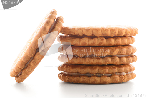 Image of Sandwich biscuits with vanilla filling