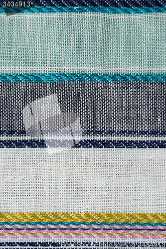 Image of Multi color fabric texture samples