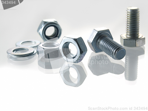 Image of screws and nuts