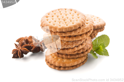 Image of Sandwich biscuits with vanilla filling