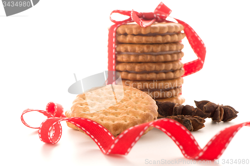 Image of Sandwich biscuits with vanilla filling