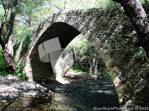 Image of Side view of Tsielepis Bridge. Cyprus