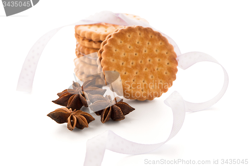 Image of Sandwich biscuits with vanilla filling
