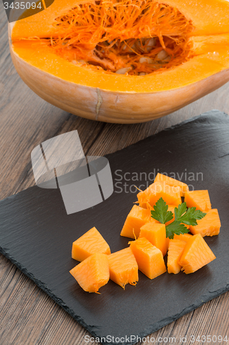 Image of Sliced pumpkin