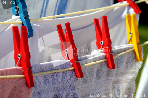Image of laundry (rotary clothes drier)