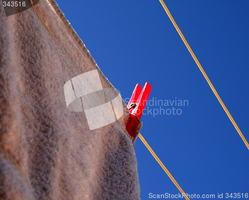 Image of laundry (rotary clothes drier)