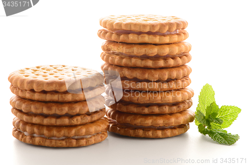 Image of Sandwich biscuits with vanilla filling