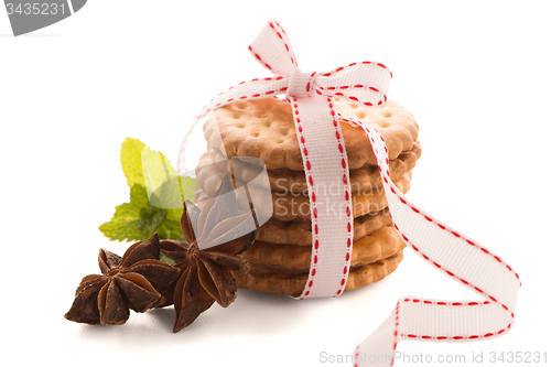 Image of Sandwich biscuits with vanilla filling