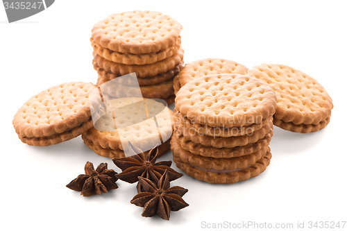 Image of Sandwich biscuits with vanilla filling