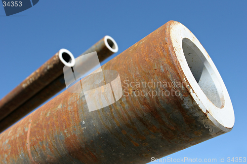 Image of steel pipes