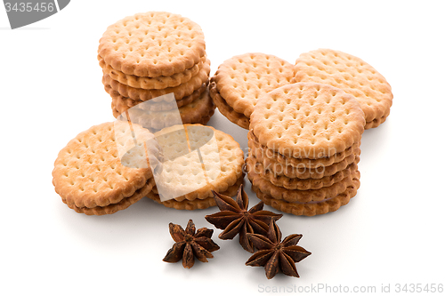 Image of Sandwich biscuits with vanilla filling