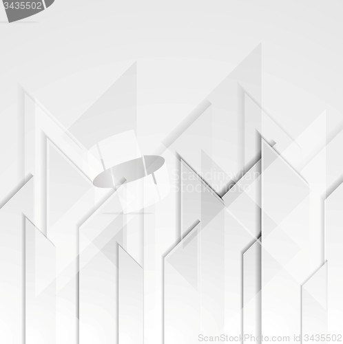 Image of Abstract grey tech geometric  background