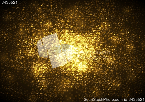 Image of Shiny golden abstract sparkling background