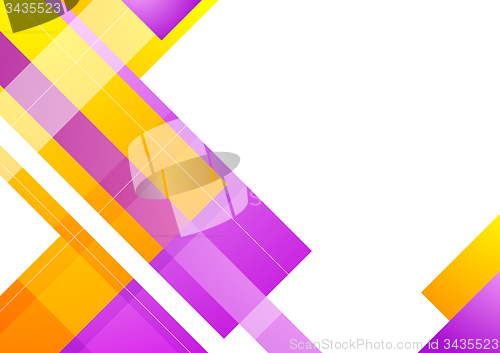 Image of Abstract geometric bright background template for your design