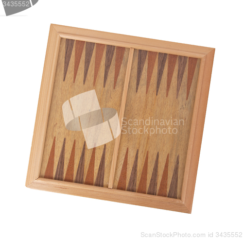 Image of Board for a game of backgammon