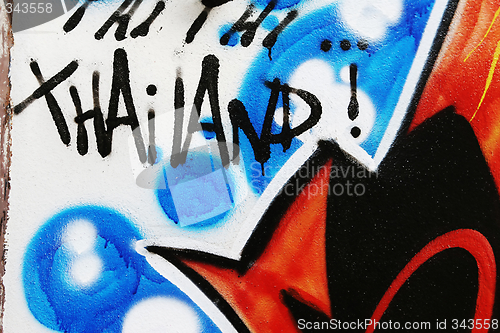 Image of Thailand graffiti