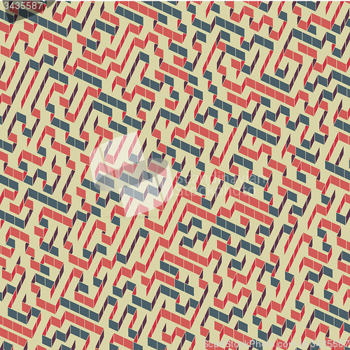 Image of Maze. Vector Illustration Of Labyrinth. 