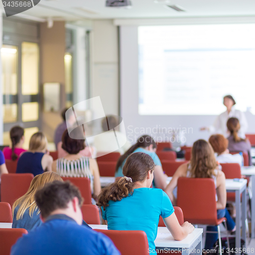 Image of Lecture at university.