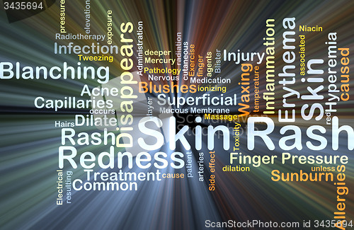 Image of Skin rash background concept glowing