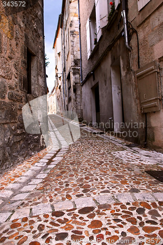 Image of Medieval street in France