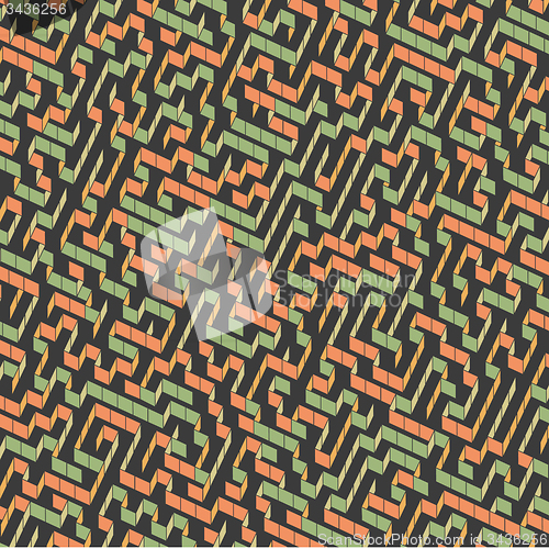 Image of Maze. Vector Illustration Of Labyrinth. 